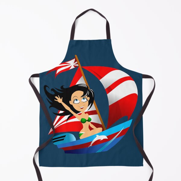 Item preview, Summer Bikini Girl Sailboat Fun designed and sold by ChristinasMess.