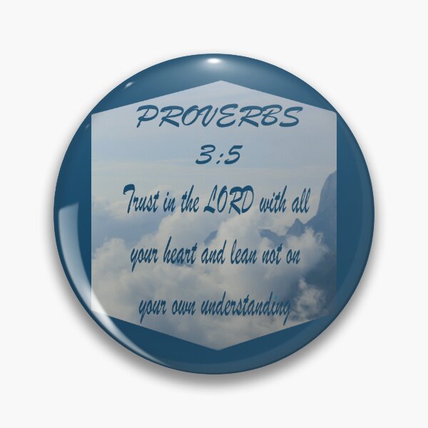 Item preview, Proverbs 3:5 comforting bible verse designed and sold by J-KAP.