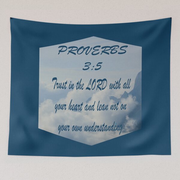 Item preview, Proverbs 3:5 comforting bible verse designed and sold by J-KAP.