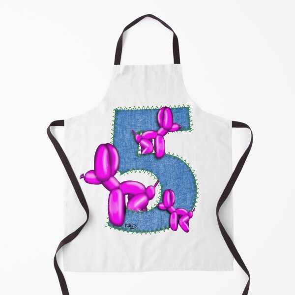 Item preview, 5th Birthday cut Balloon Dogs designed and sold by Kalli-design.