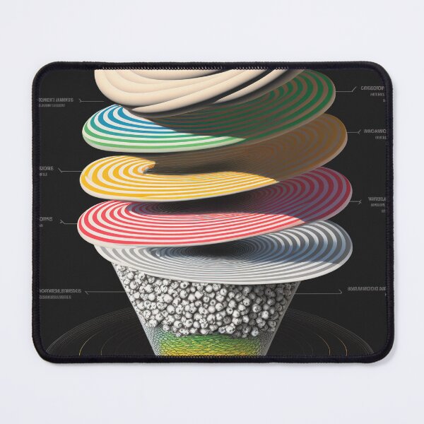 Item preview, Spiral marshmallow top cosmic ice cream scheme designed and sold by osssoconcept.