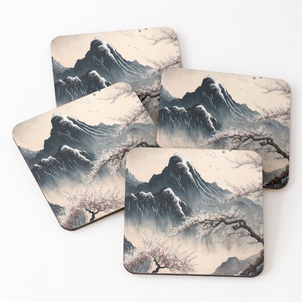 Item preview, Snowy Cherry Blossoms designed and sold by Dicoart.