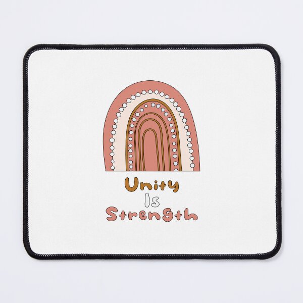 Item preview, Unity is strength motivational boho rainbow designed and sold by Awesome 4 all.