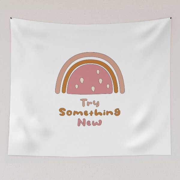 Item preview, Try something new motivational colorful rainbow designed and sold by Awesome 4 all.