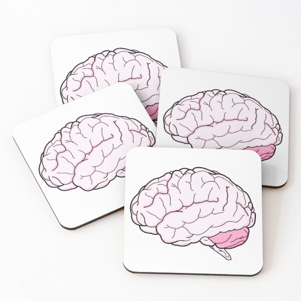 Item preview, Colorful Brain Line Art large designed and sold by Organoleptic.