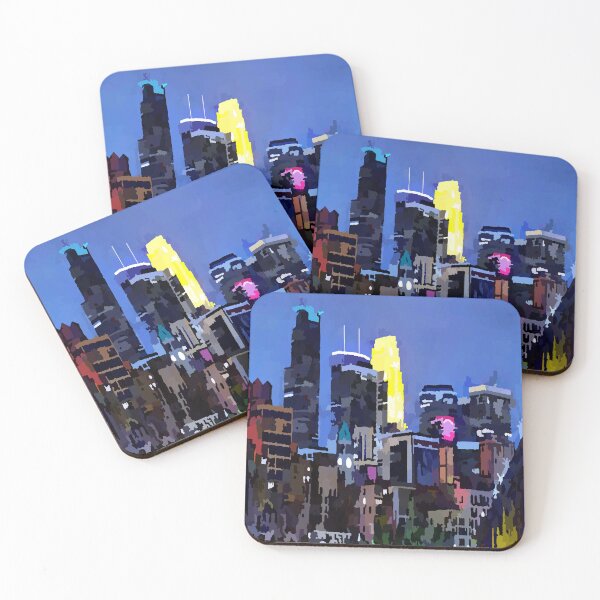 Item preview, Minneapolis Minnesota Night Skyline designed and sold by Jon-Baran.