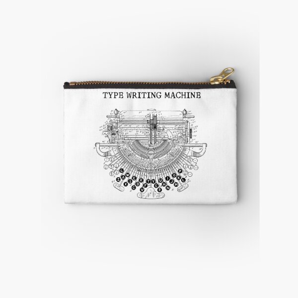 Item preview, Vintage Typewriter Patent Type Writing Machine designed and sold by HeatherMoonArt.