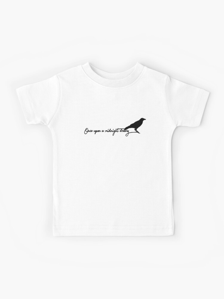 Edgar Allan Poe Raven Poetry Kids T-Shirt