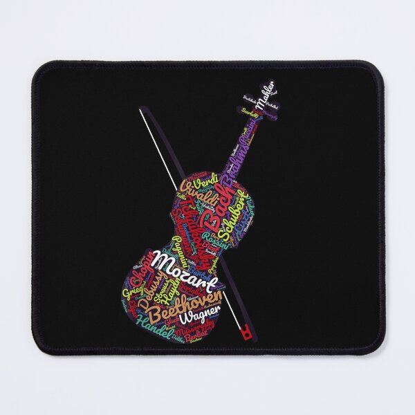 Item preview, Classical Music Composers Violin Word Art, Gift For Music Lovers And Violonist Who Loves Violin designed and sold by Diferenty Shop ⭐⭐⭐⭐⭐.