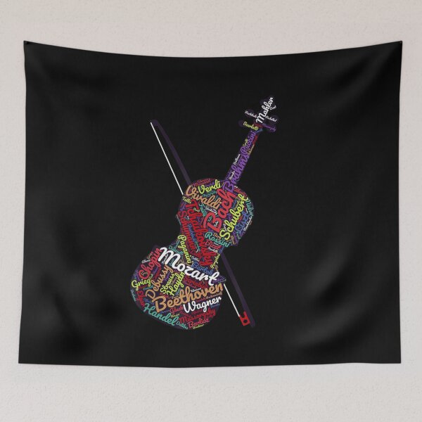 Item preview, Classical Music Composers Violin Word Art, Gift For Music Lovers And Violonist Who Loves Violin designed and sold by Diferenty Shop  ⭐⭐⭐⭐⭐.