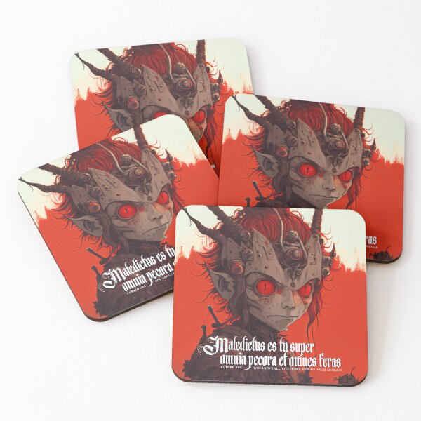 Item preview, Beyond Evil Art Work and Wall Art. - Cursed are you above all livestock and all wild animals. designed and sold by The-Dark-Art.