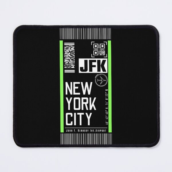 Item preview, NEW YORK CITY NYC JFK [Black] classic luggage tag travel stickers designed and sold by LeddsoDello.