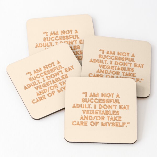 Item preview, New Girl Quote - “I am not a successful adult. I don’t eat vegetables and/or take care of myself.”-Nick Miller designed and sold by Artful-Julia.