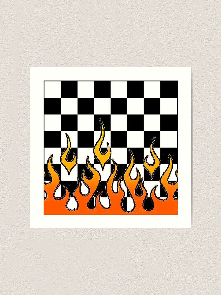 Checkerboard Flames\
