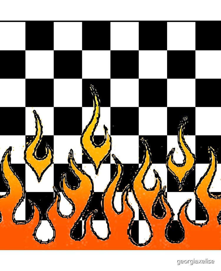 checkered flame