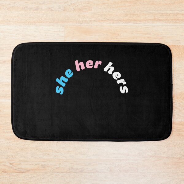 Item preview, She Her Hers Pronouns Trans Women Transgender Pride designed and sold by QueenOfPrint.