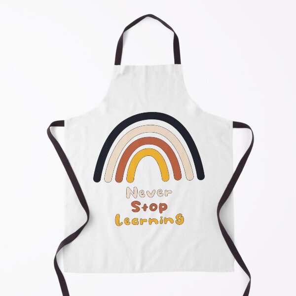 Item preview, Never stop learning motivational boho rainbow designed and sold by Awesome 4 all.