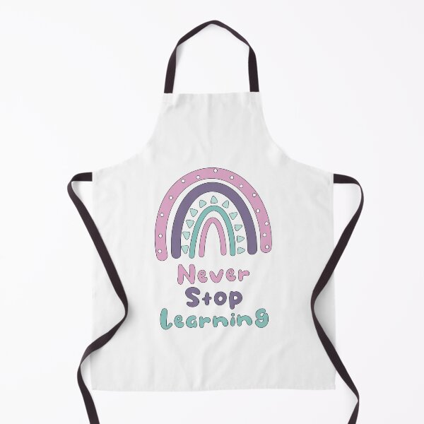 Item preview, Never stop learning inspirational boho rainbow designed and sold by Awesome 4 all.