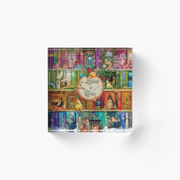 A Stitch In Time Acrylic Block