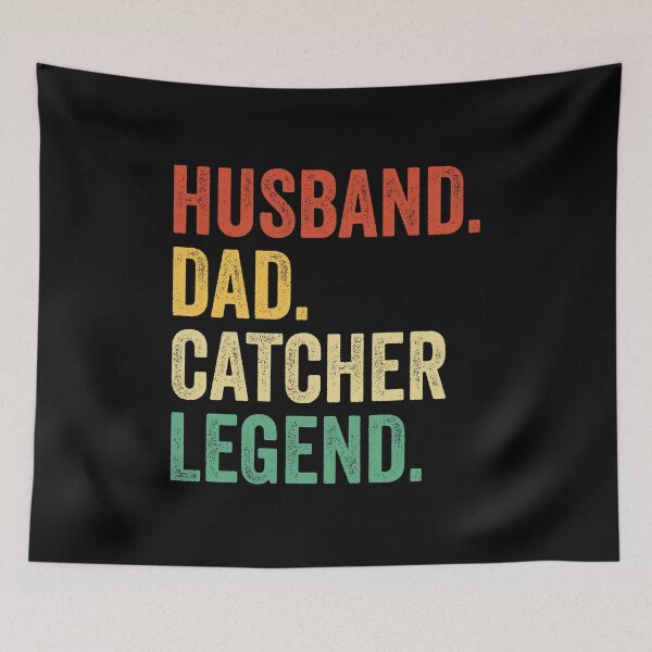 Item preview, catcher Vintage Dad, catcher Gifts, catcher Gifts, catcher Dad catcher Legend Shirt, Retro Dad Tees, Fathers Day catcher Gifts designed and sold by Dogs Geeky⭐⭐⭐⭐⭐.