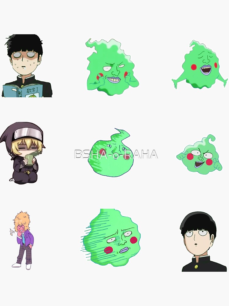 Stickers Pack Mob Psycho 100 Season 2 Sticker For Sale By Bsha O