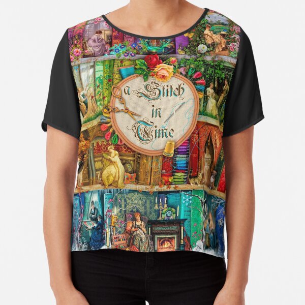 A Stitch In Time Chiffon Top