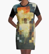 Lincoln in Dalivision- Salvador Dalí Graphic T-Shirt Dress