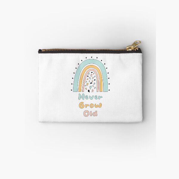 Item preview, Never grow old motivational colorful boho rainbow designed and sold by Awesome 4 all.
