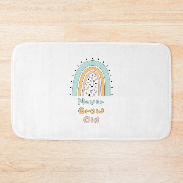 Item preview, Never grow old motivational colorful boho rainbow designed and sold by Awesome 4 all.