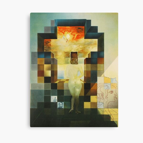 Lincoln in Dalivision- Salvador Dalí Canvas Print