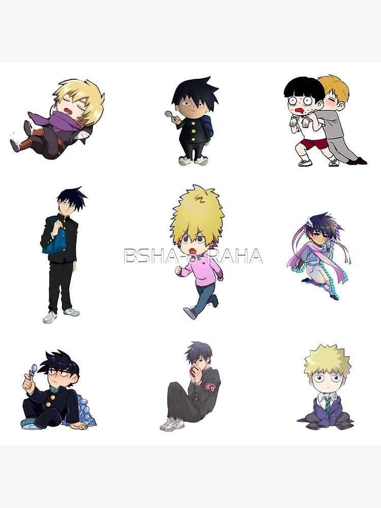 Stickers Pack Mob Psycho 100 Season 2 Poster For Sale By Bsha O