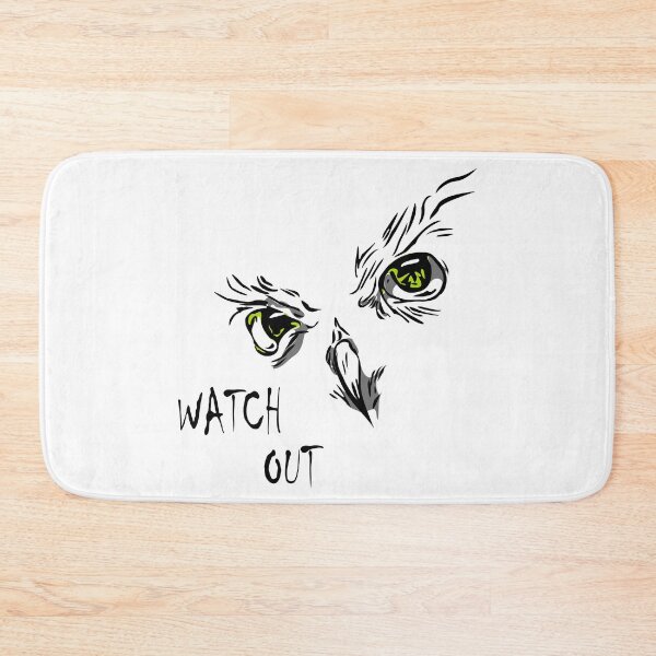 Item preview, Owl -watch out!-cool saying owl lover designed and sold by Kalli-design.