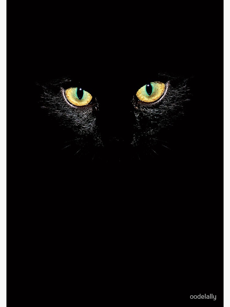 Thumbnail 3 of 3, Spiral Notebook, Halloween Cat Eyes Lucky for some designed and sold by oodelally.