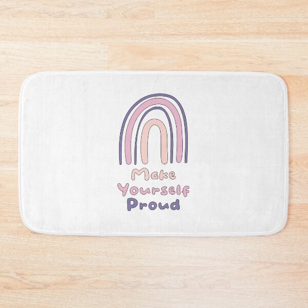 Item preview, Make yourself proud motivational colorful rainbow designed and sold by Awesome 4 all.