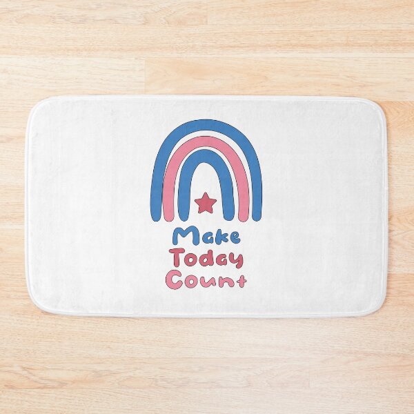 Item preview, Make today count pink and blue boho rainbow designed and sold by Awesome 4 all.