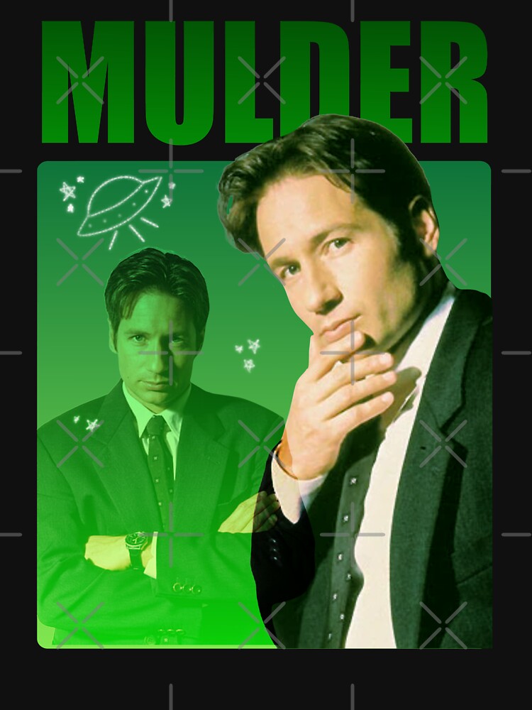 "Fox Mulder The X Files Vintage Retro Design" Tshirt for Sale by Scoutisnothere Redbubble x