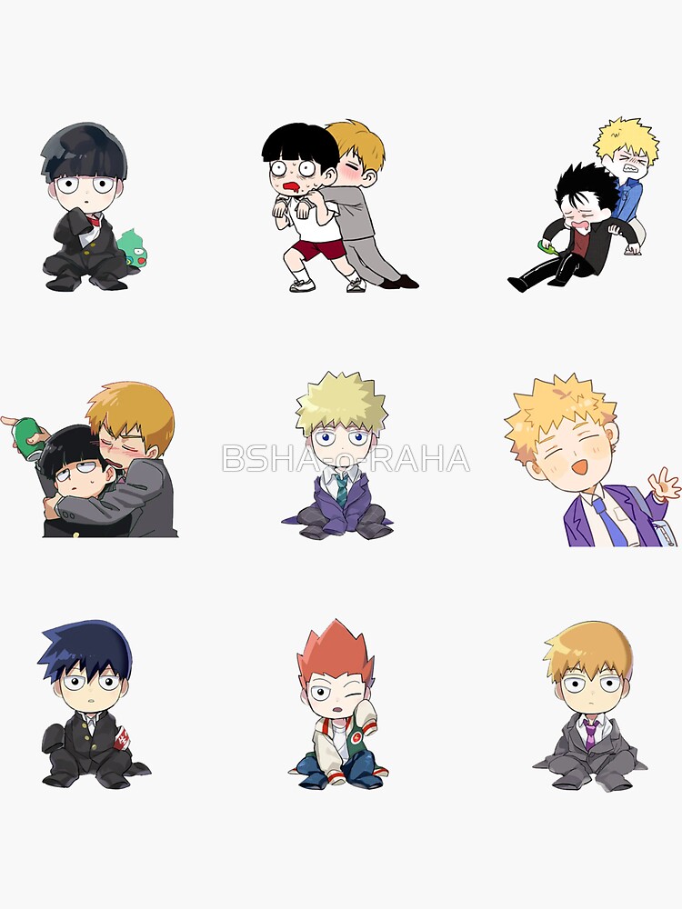 Stickers Pack Mob Psycho 100 Season 2 Sticker For Sale By Bsha O