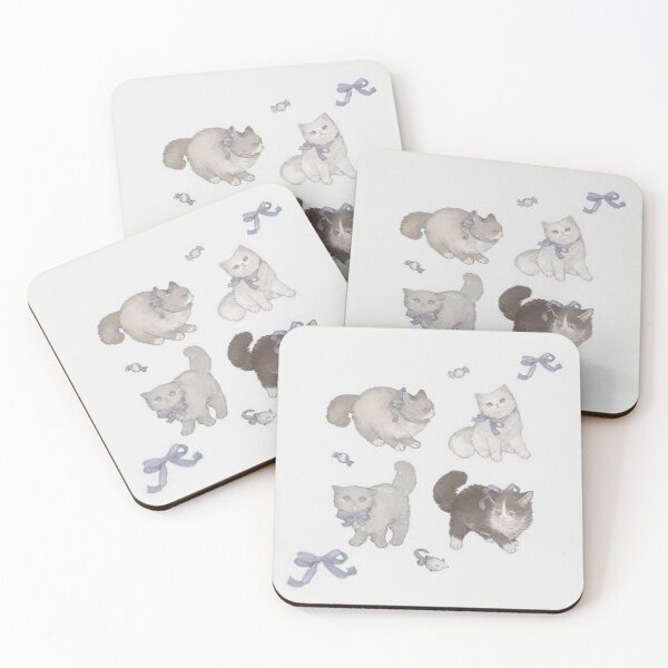 Item preview, Vintage cats and bows  designed and sold by Pixiedrop.