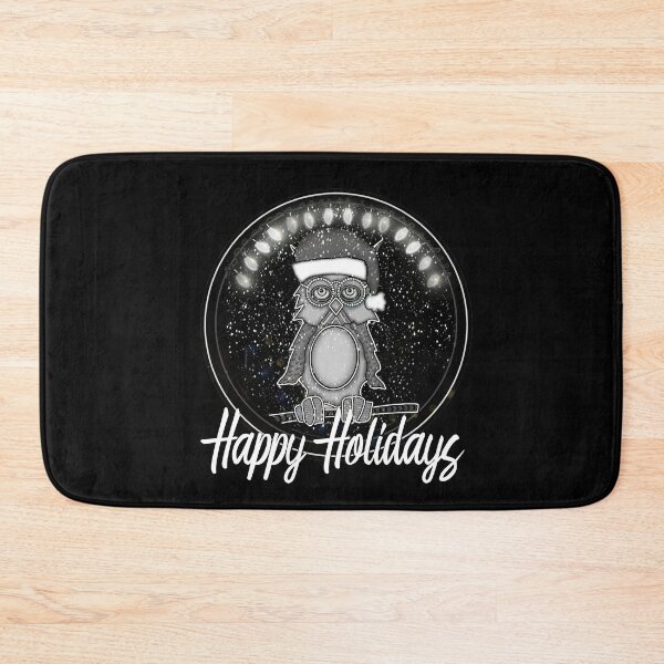 Item preview, Happy Holidays... Owls.. 2 Gray designed and sold by AtelierFafard.