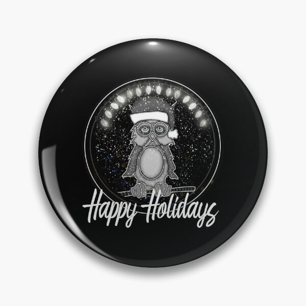 Item preview, Happy Holidays... Owls.. 2 Gray designed and sold by AtelierFafard.