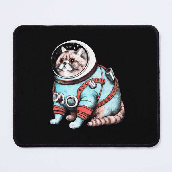Item preview, Cat Heavy Breathing - Space Edition designed and sold by MovieSetStories.