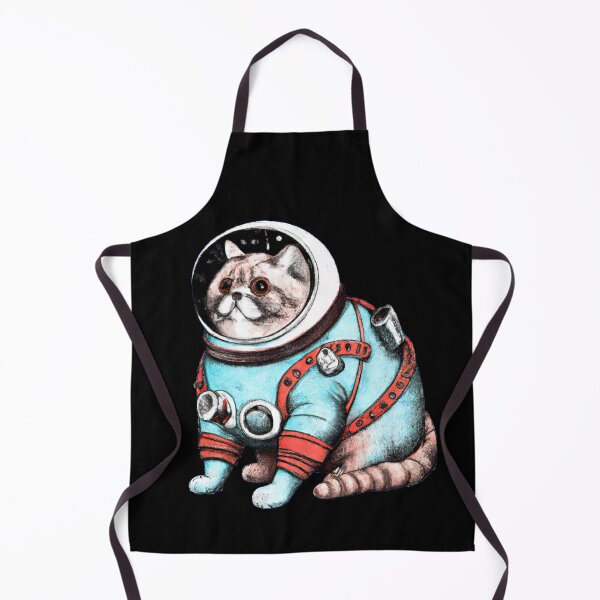 Item preview, Cat Heavy Breathing - Space Edition designed and sold by MovieSetStories.