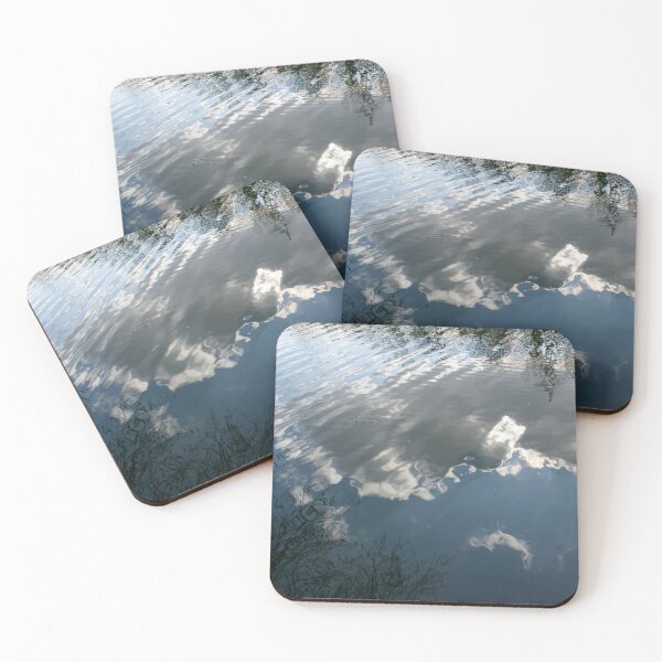 Item preview, Full Frame Tree Silhouettes and a Sky in the Lake original artwork designed and sold by paragonDesign28.