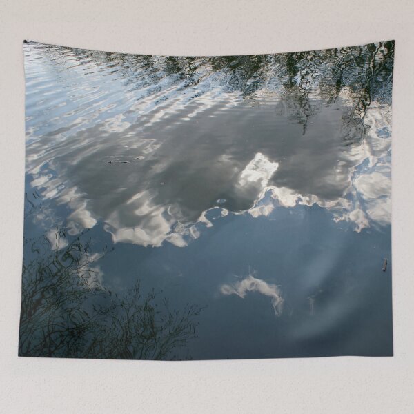 Item preview, Full Frame Tree Silhouettes and a Sky in the Lake original artwork designed and sold by paragonDesign28.