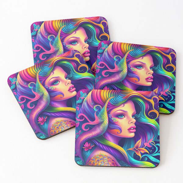 Item preview, Beautiful Rainbow Mermaid designed and sold by gregblomberg.