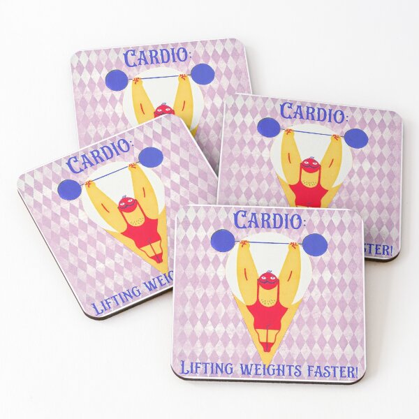 Item preview, Cardio: Lifting Weights Faster! - Workout Humor designed and sold by SSustainable.