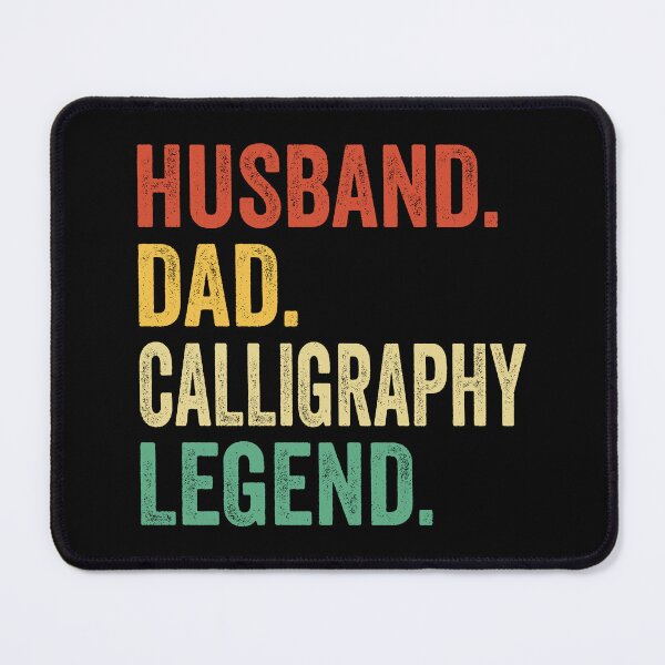Item preview, calligraphy Dad Shirt, Gift For Husband, calligraphy Gift, Husband Dad calligraphy Legend, Dad Gift For Husband, calligraphy Appreciation Gift designed and sold by Dogs Geeky⭐⭐⭐⭐⭐.
