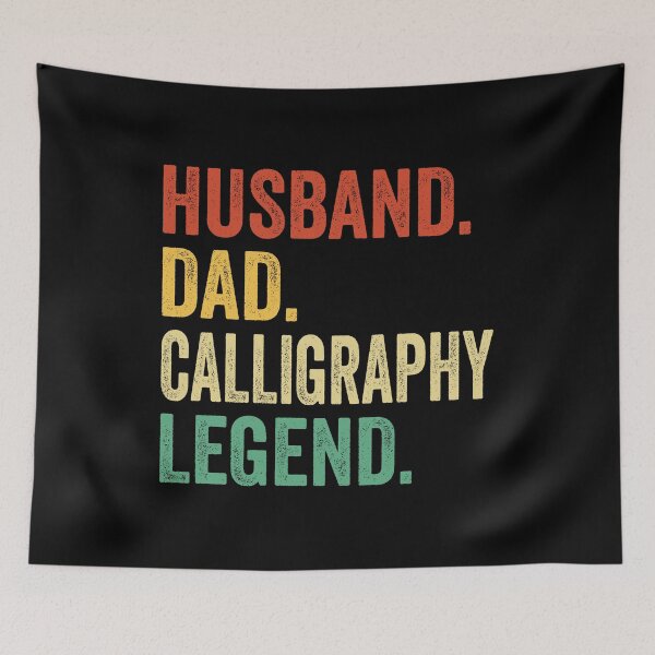 Item preview, calligraphy Dad Shirt, Gift For Husband, calligraphy Gift, Husband Dad calligraphy Legend, Dad Gift For Husband, calligraphy Appreciation Gift designed and sold by Dogs Geeky⭐⭐⭐⭐⭐.
