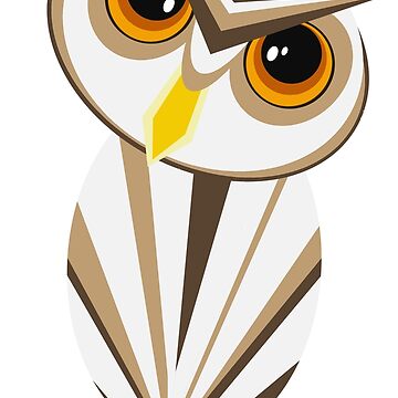 Artwork thumbnail, Georgie the Geometric Owl - Astonished Cat Company by AstonishedCatCo