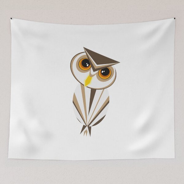 Item preview, Georgie the Geometric Owl - Astonished Cat Company designed and sold by AstonishedCatCo.